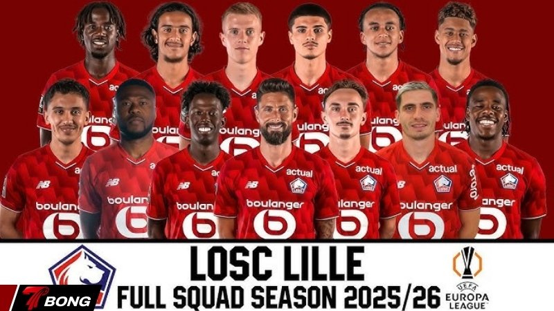 Đội hình hiện tại của Losc Lille